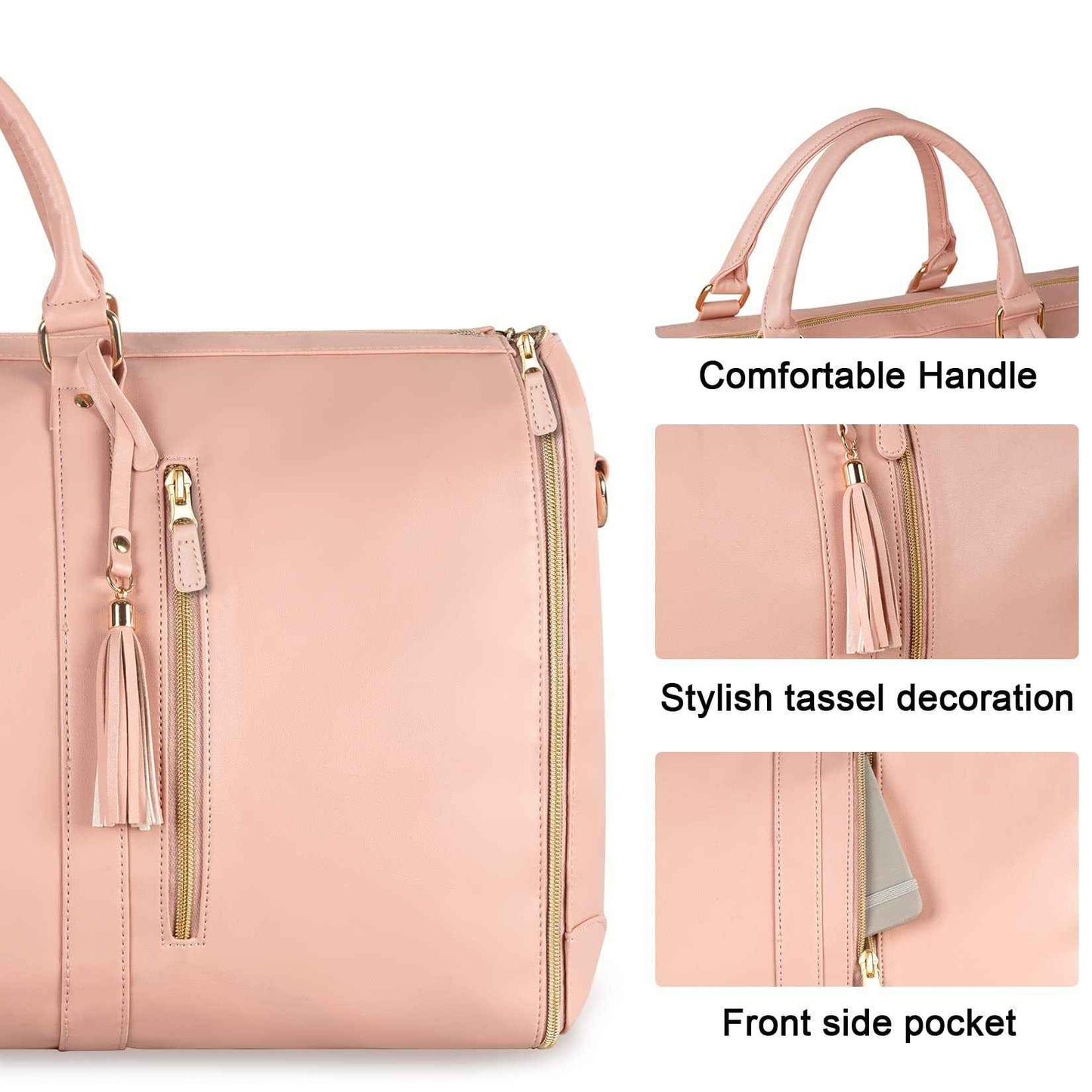 Sac de voyage cabas grande capacité pour femme, sac à vêtements étanche