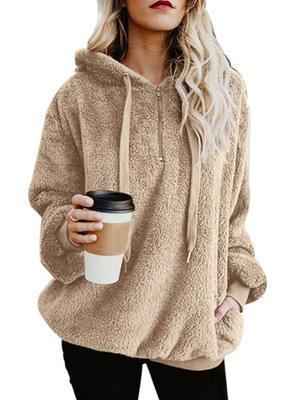 Sweat à capuche polaire zippé