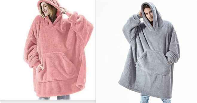 Sweat à capuche avec grande poche, pull confortable et ample