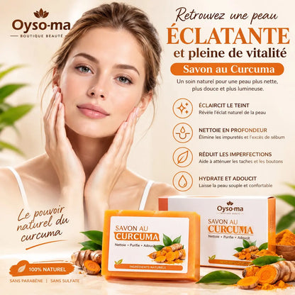 Savon au curcuma Nettoyant