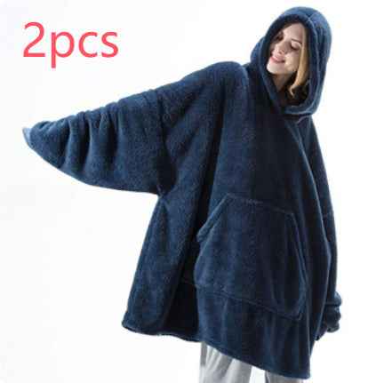 Sweat à capuche avec grande poche, pull confortable et ample