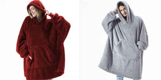 Sweat à capuche avec grande poche, pull confortable et ample