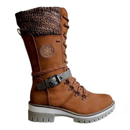Bottes Martin à talon haut carré