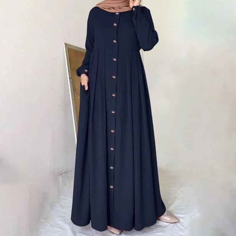 Spring And Autumn Plus Size Women's Clothing Loose Temperament Dress