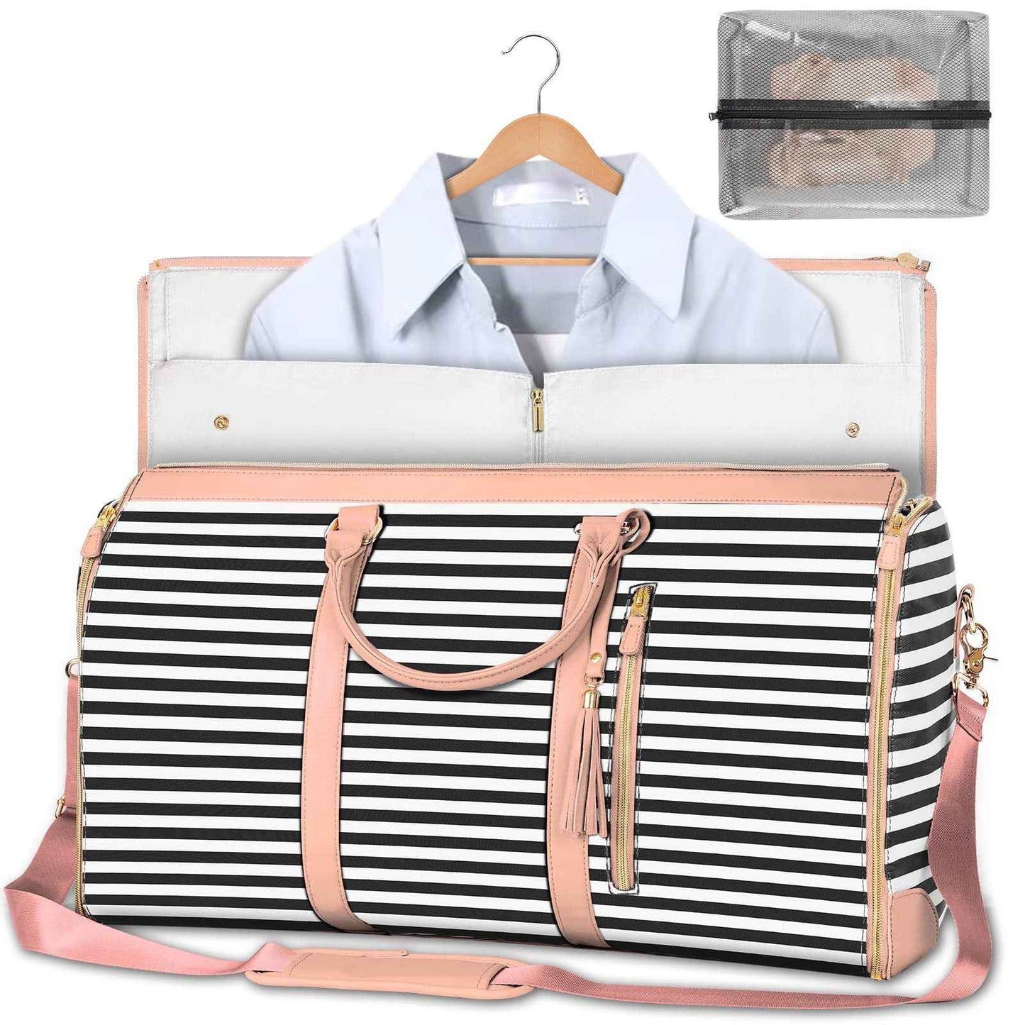 Sac de voyage cabas grande capacité pour femme, sac à vêtements étanche