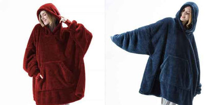 Sweat à capuche avec grande poche, pull confortable et ample