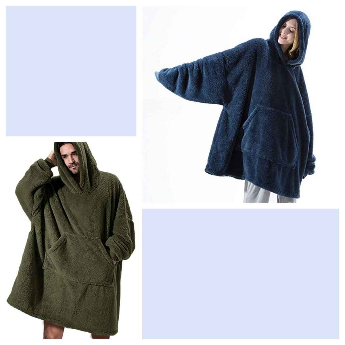 Sweat à capuche avec grande poche, pull confortable et ample