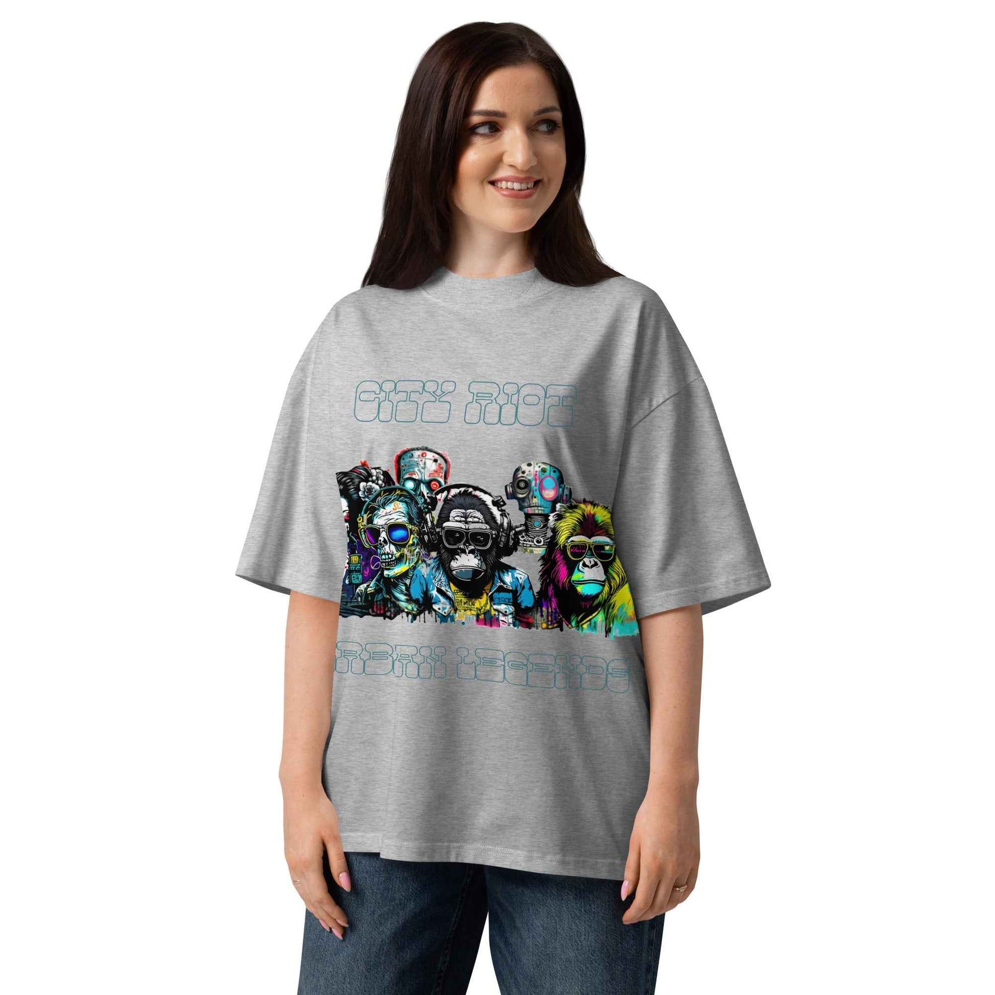 T-shirt col montant écologique unisexe