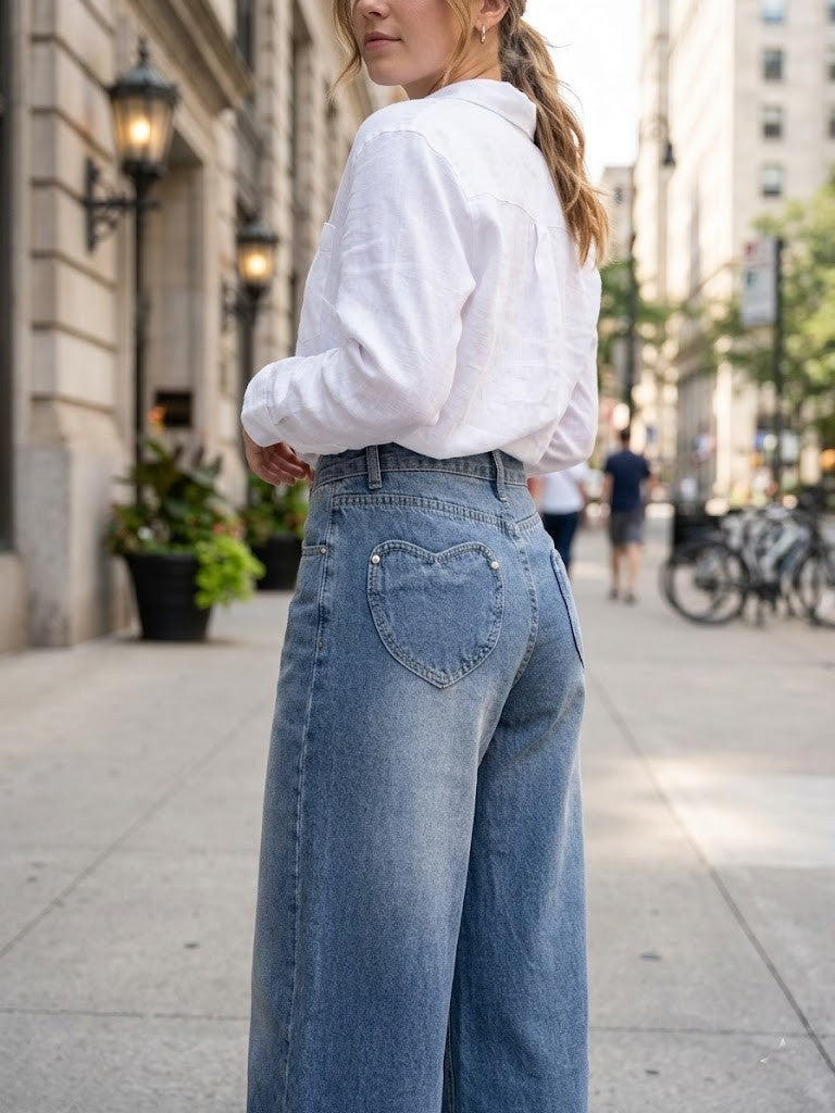 Jeans vintage Délavés