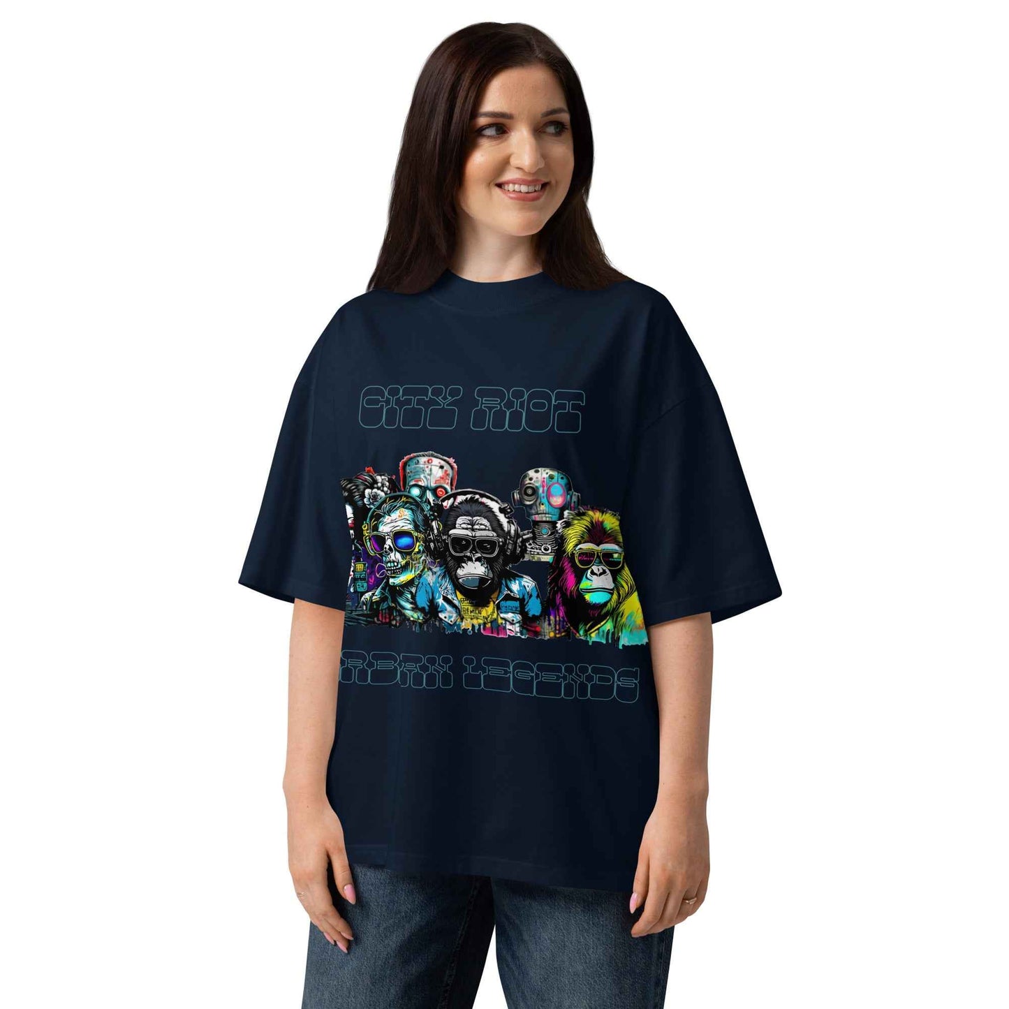 T-shirt col montant écologique unisexe