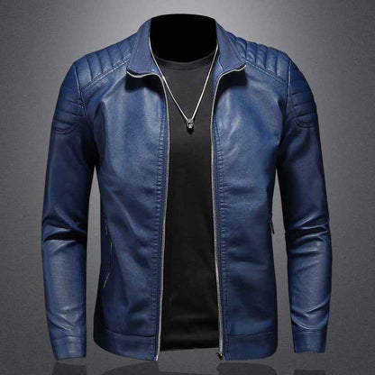 Veste en cuir pour homme