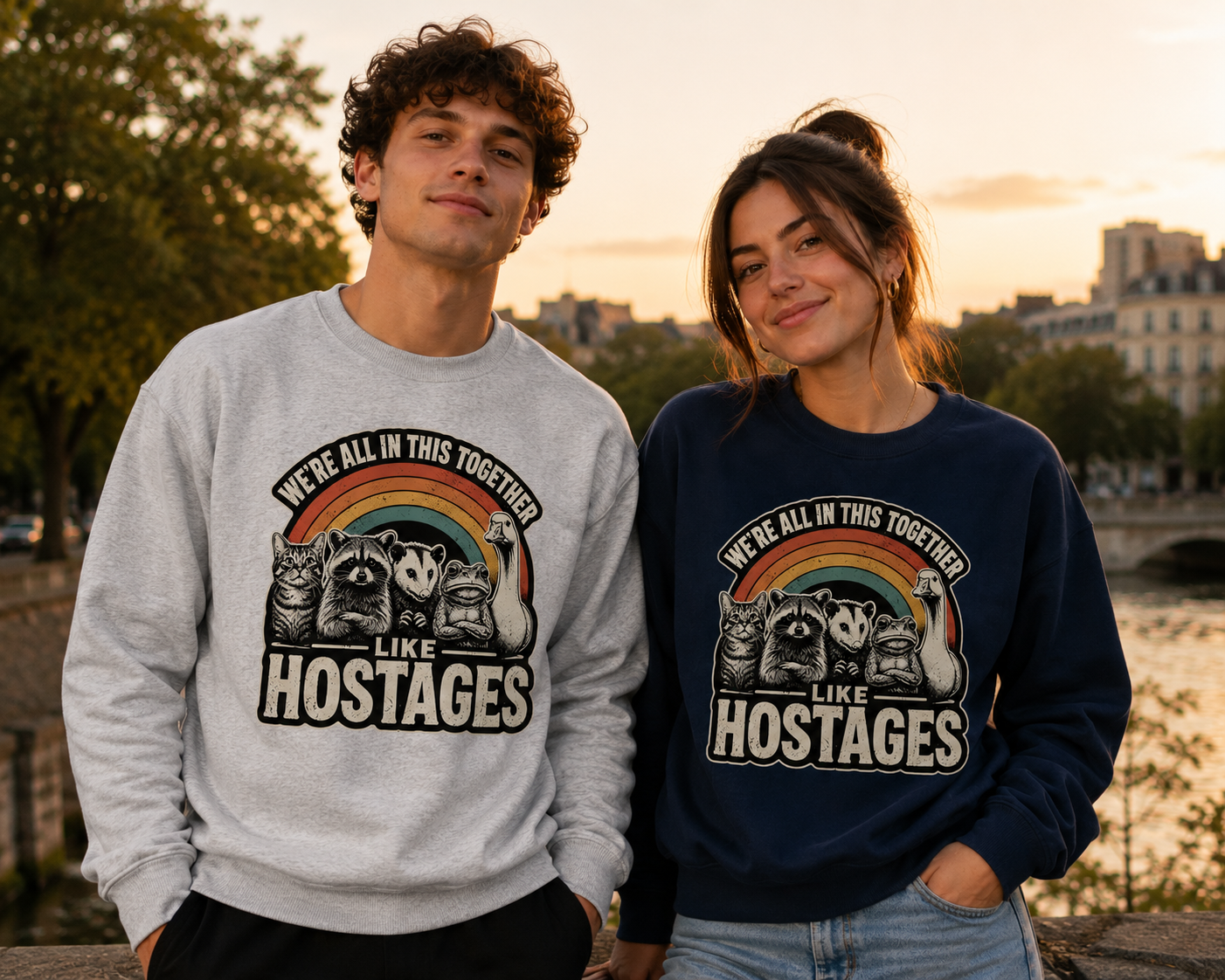 Sweat oversize écologique unisexe