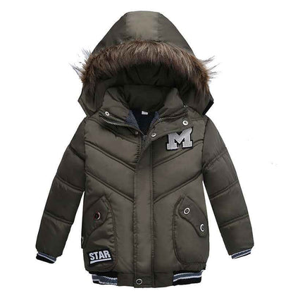 Veste matelassée en coton pour garçons de petite et moyenne taille