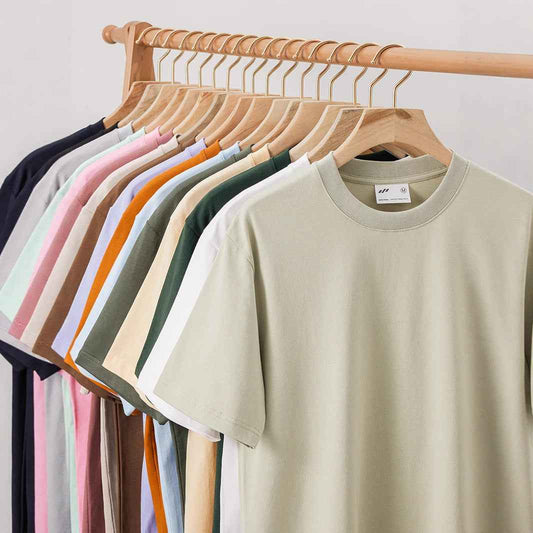 T-shirt manches courtes en coton épais