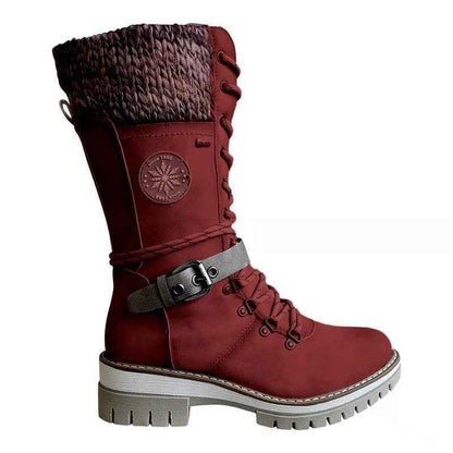Bottes Martin à talon haut carré