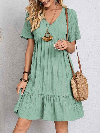 Robe de Printemps et d'été ample à volants