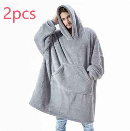 Sweat à capuche avec grande poche, pull confortable et ample
