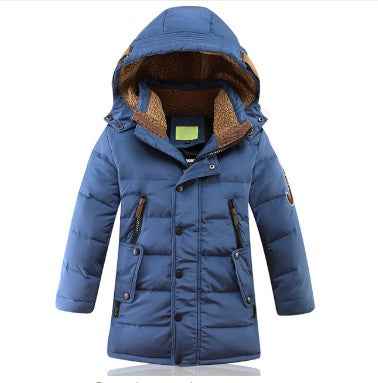 Vestes Parka d'hiver pour enfants à -30 degrés, rembourrées en duvet de canard