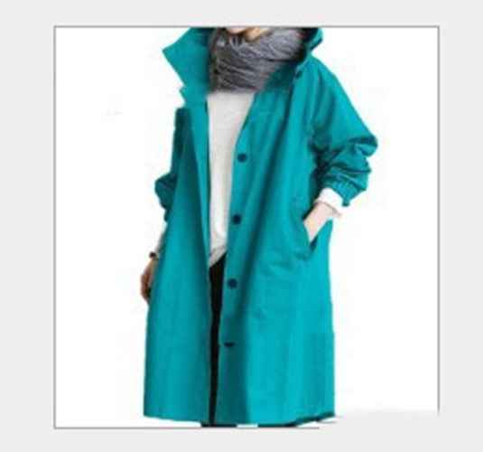 Veste coupe-vent imperméable à capuche