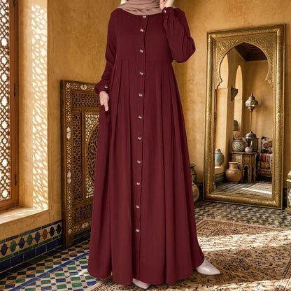 Robe Hijab ample de tempérament pour femmes