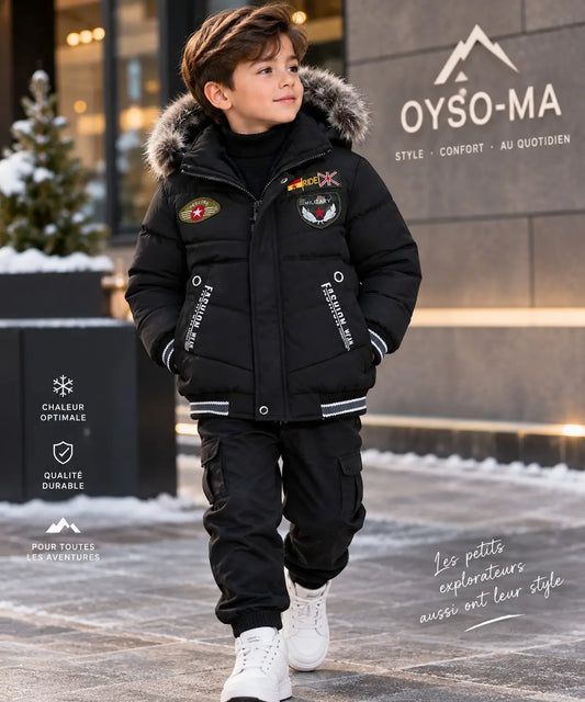 Veste matelassée en coton pour garçons