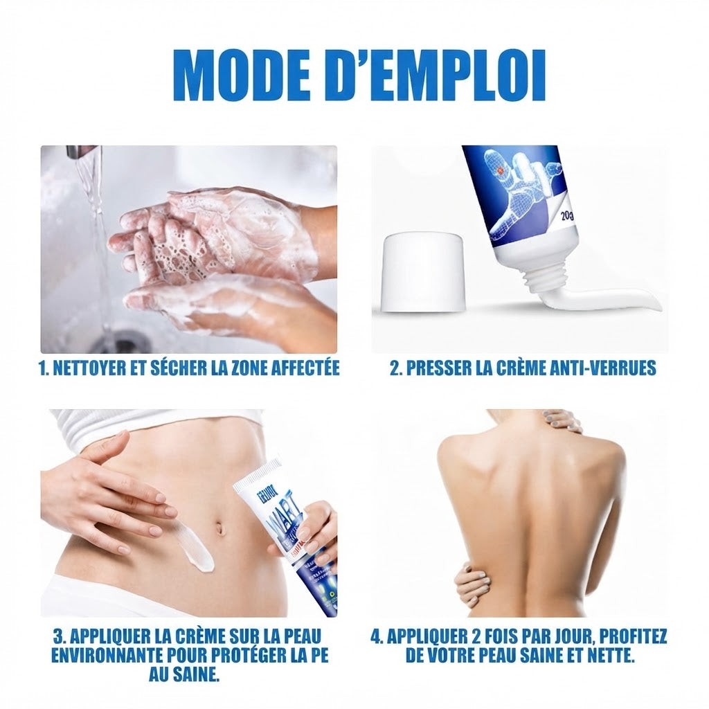 Crème Anti-Verrues & Soin Cutané