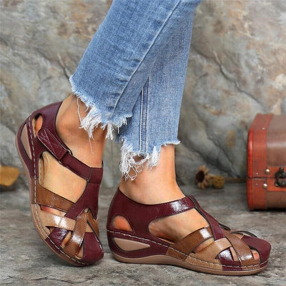 Sandales étanches pour femmes au design multicolore