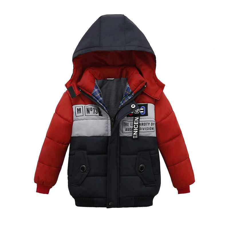 Veste matelassée en coton pour garçons de petite et moyenne taille