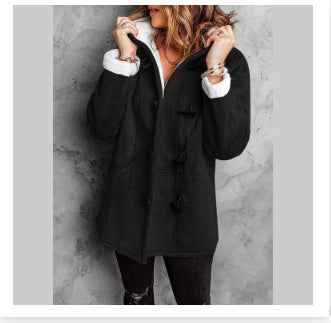 Manteau coupe-vent mi-long pour femme