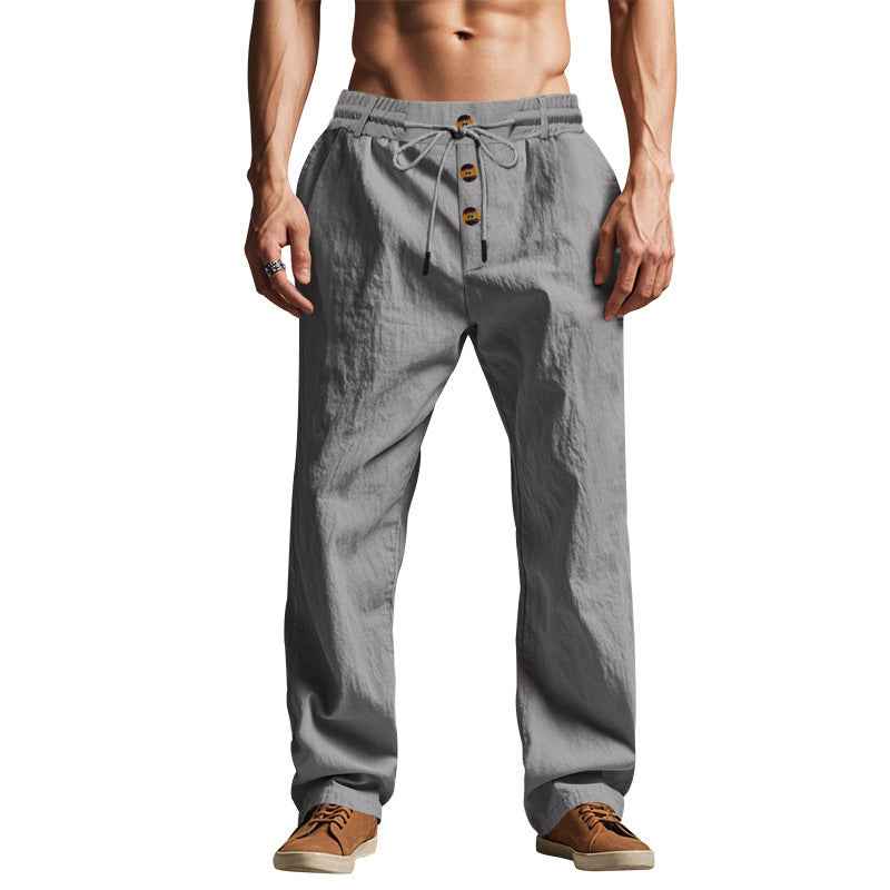 Pantalon homme respirant coupe ample décontractée