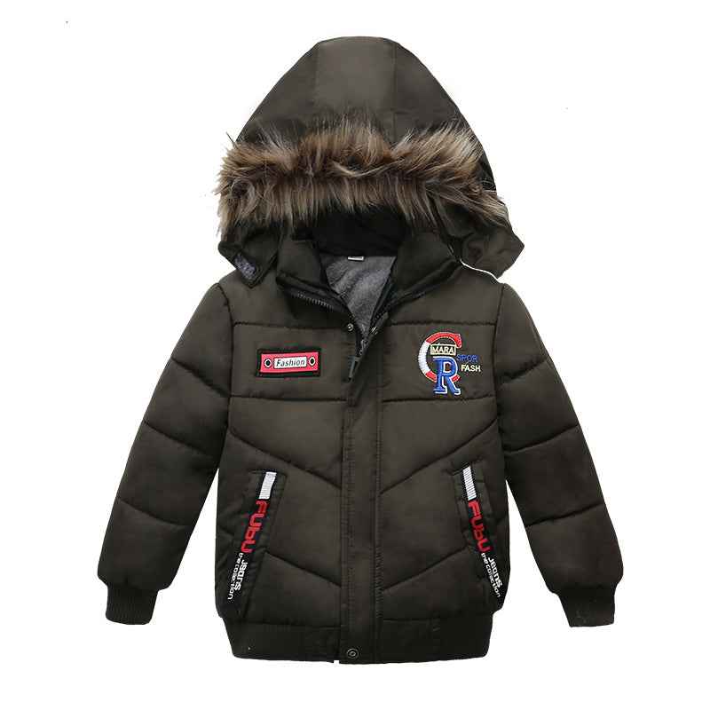 Veste matelassée en coton pour garçons de petite et moyenne taille