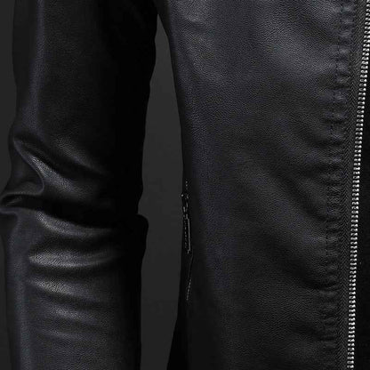 Veste en cuir pour homme