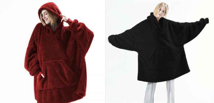 Sweat à capuche avec grande poche, pull confortable et ample