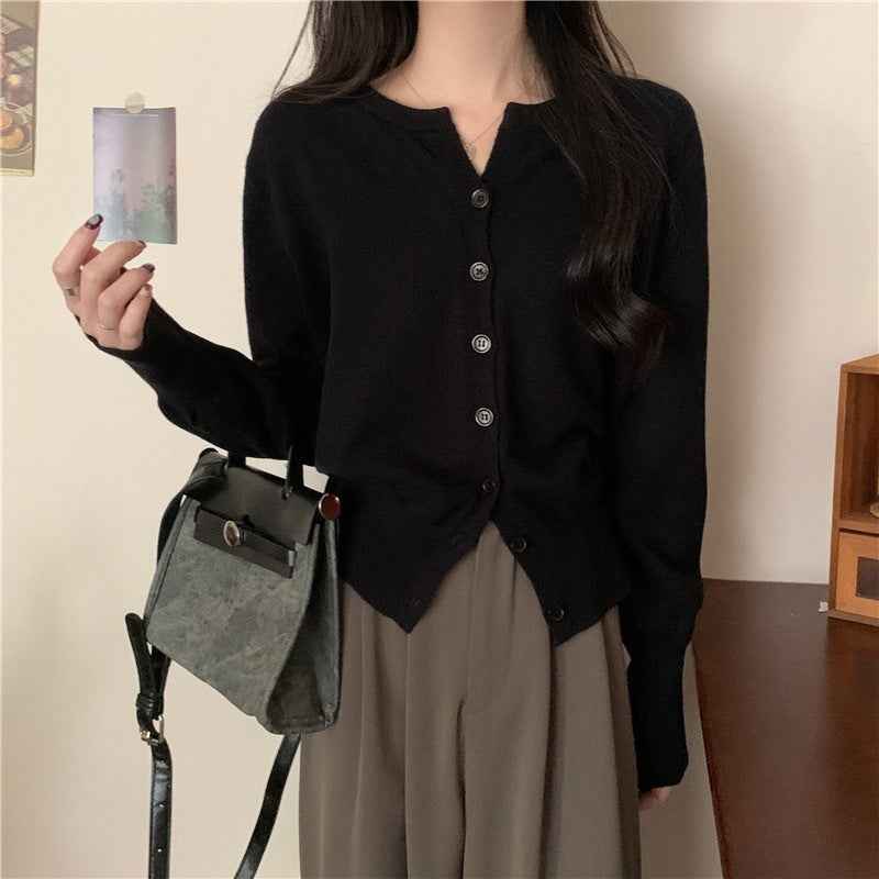 Gentle Pink Sweater Women's Soft Glutinous Skin-friendly Sweater