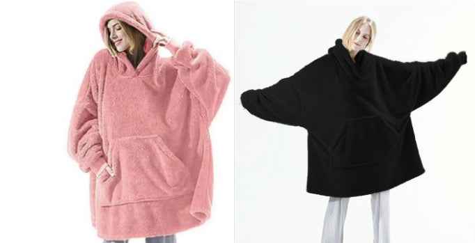 Sweat à capuche avec grande poche, pull confortable et ample