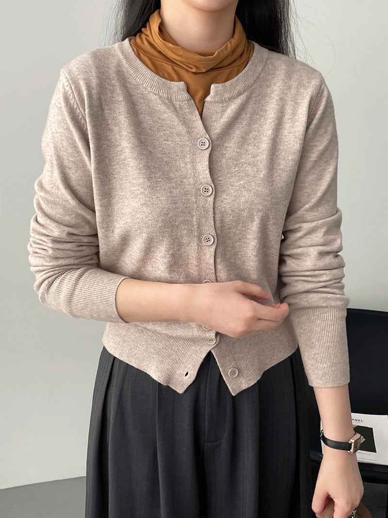 Gentle Pink Sweater Women's Soft Glutinous Skin-friendly Sweater