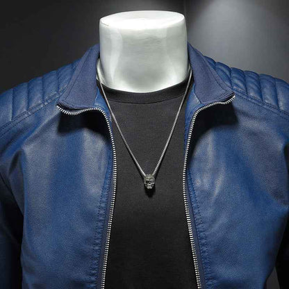 Veste en cuir pour homme