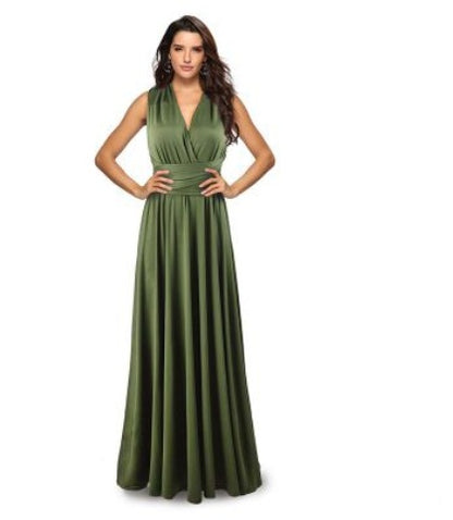 Glamuroso vestido con múltiples tirantes y espalda descubierta: elegancia escultural.