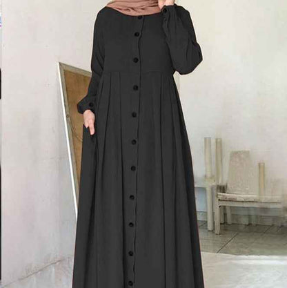 Spring And Autumn Plus Size Women's Clothing Loose Temperament Dress