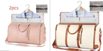 Sac de voyage cabas grande capacité pour femme, sac à vêtements étanche