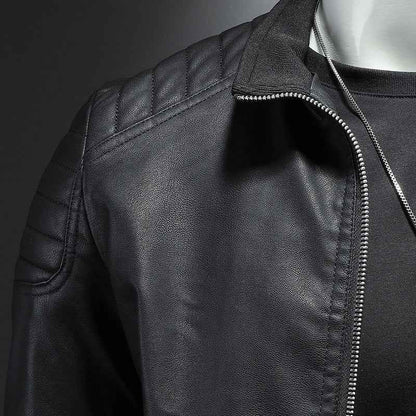 Veste en cuir pour homme