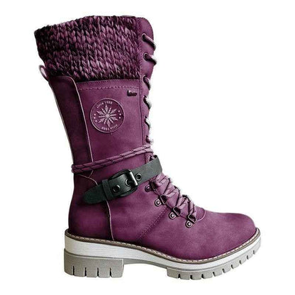 Bottes Martin à talon haut carré