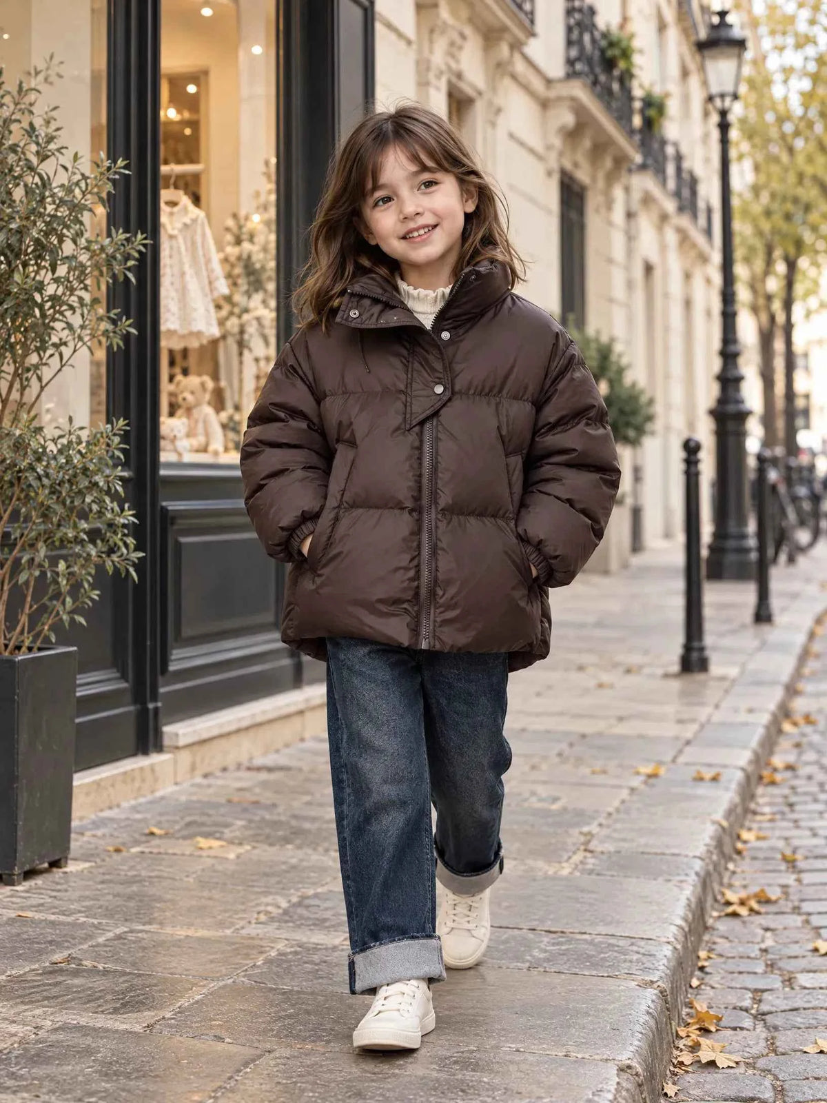 Doudoune Enfant Matelassée – Élégance Urbaine