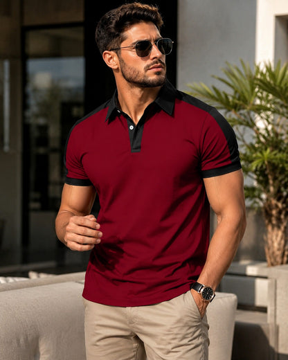 Polo estival décontracté pour hommes