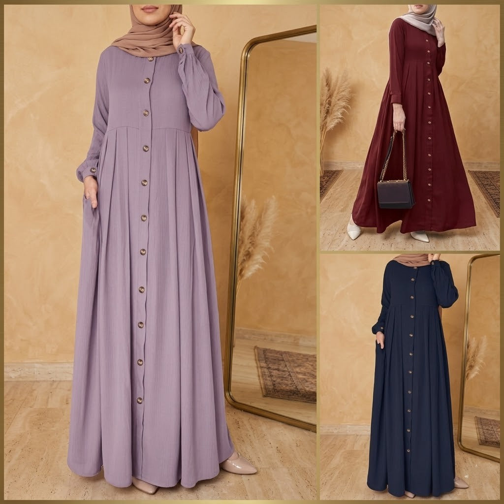 Robe Hijab ample de tempérament pour femmes