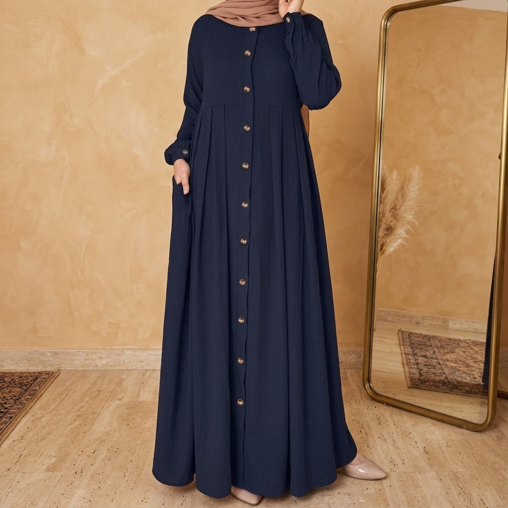 Robe Hijab ample de tempérament pour femmes