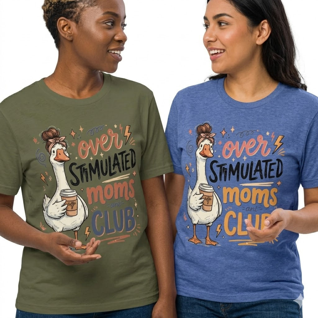 T-shirt col côtelé écologique unisexe