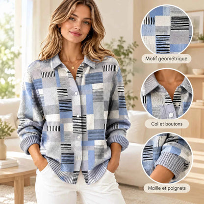 Pull mode décontractée , tricoté pour femmes