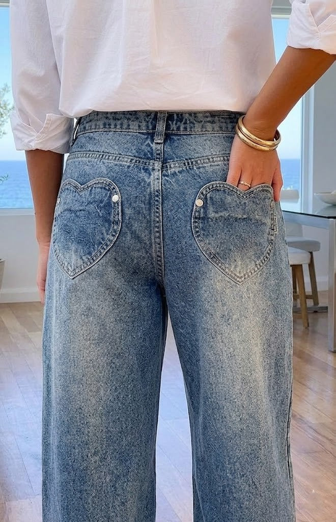 Jeans vintage Délavés