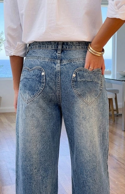 Jeans vintage Délavés